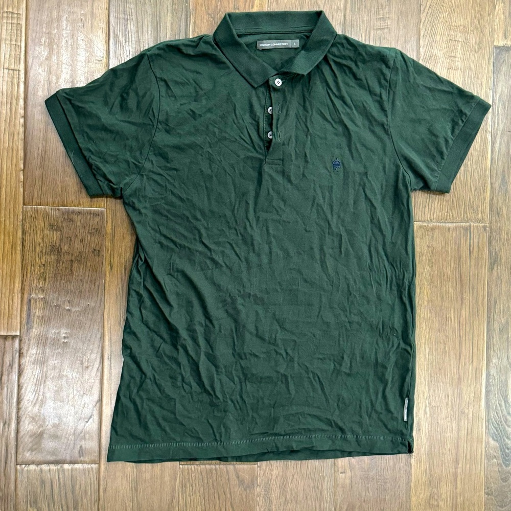 Mens French Connection Collared T-Shirt